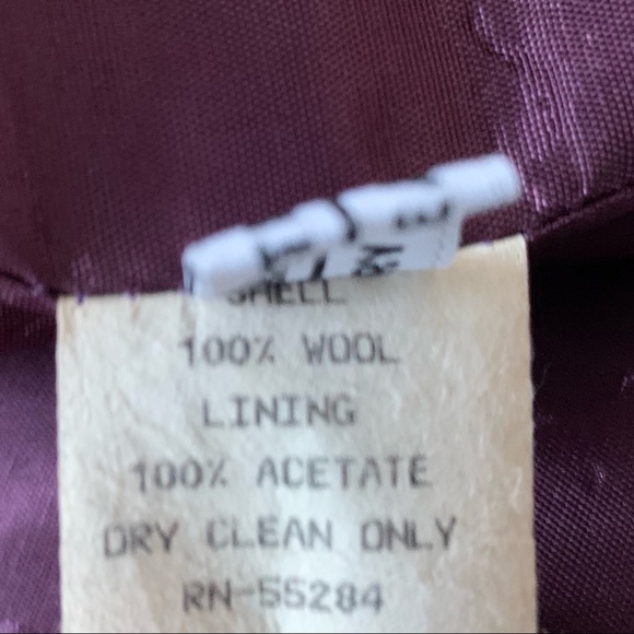 BROOKS BROTHERS Tweed Boucle Blazer Jacket Purple - Picture 7 of 7